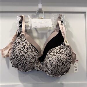 Adrienne Vittadini Leopard Print Full-Coverage Bras 3 Full Figure